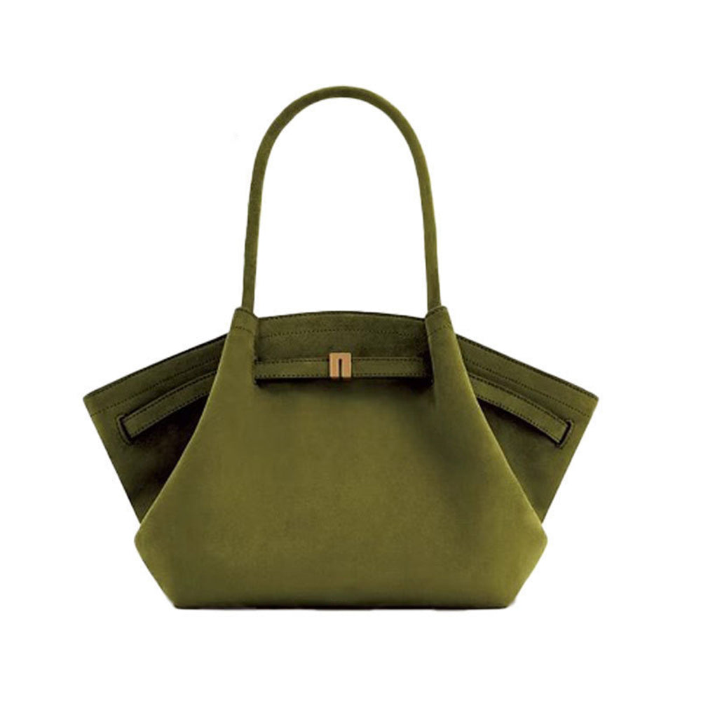 #387 Women's new suede commuter bag shoulder slung underarm bag