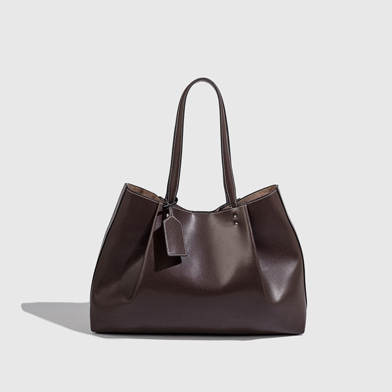 #377 Women's new retro handbag commuter large-capacity shoulder bag