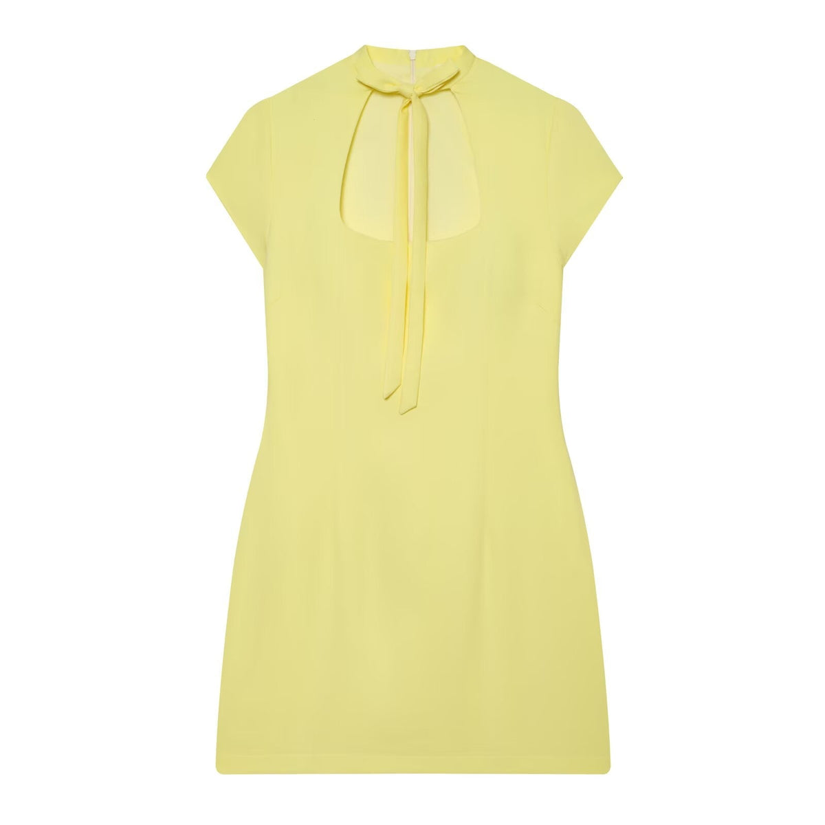 Women's bow decoration slim mini dress