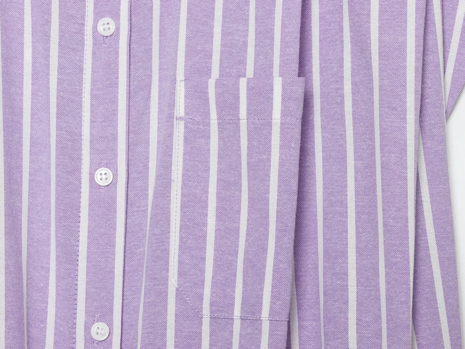 Women's striped short lapel shirt