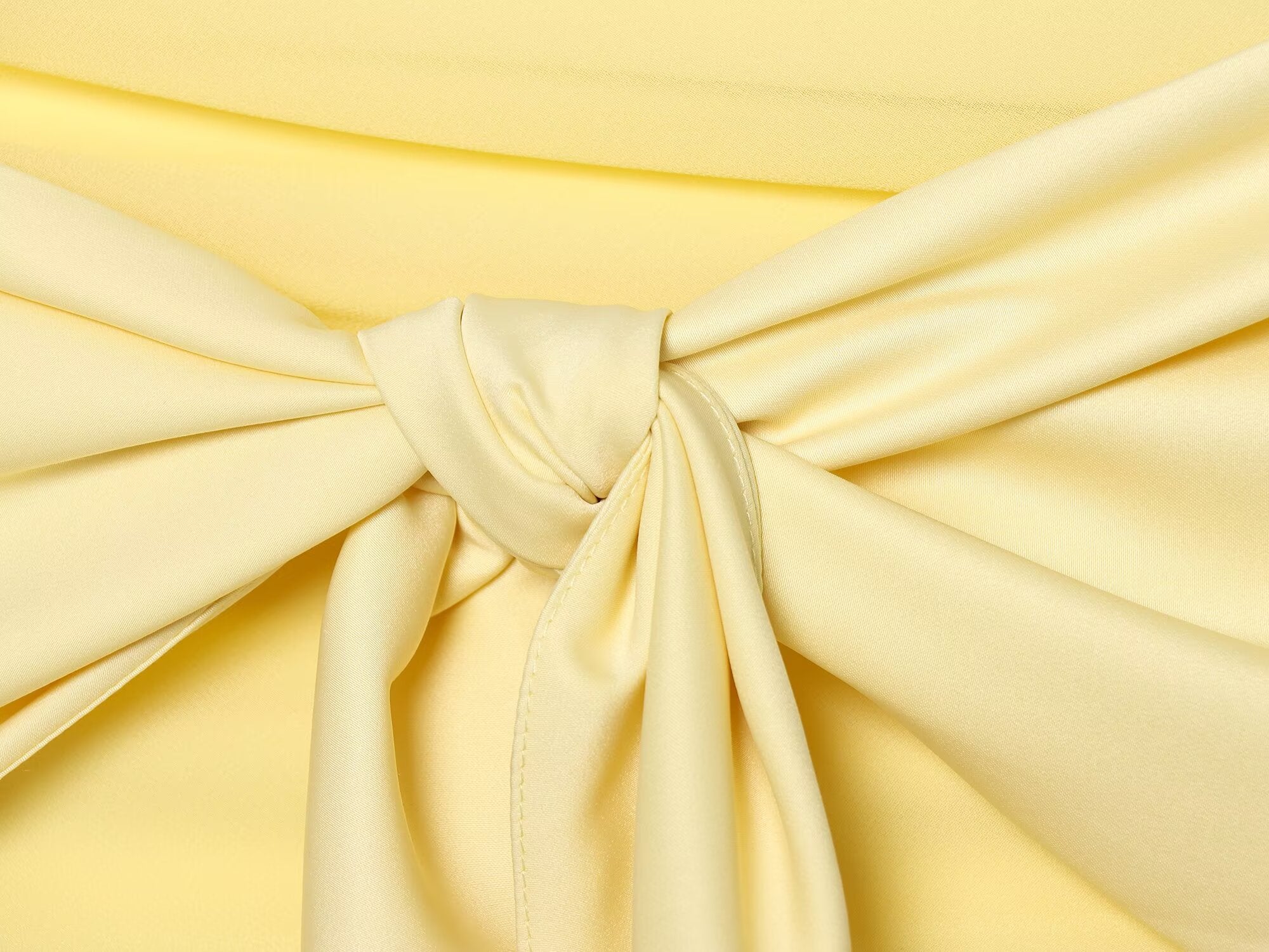 suit Women's 2 pieces satin textured strapless top+Pants