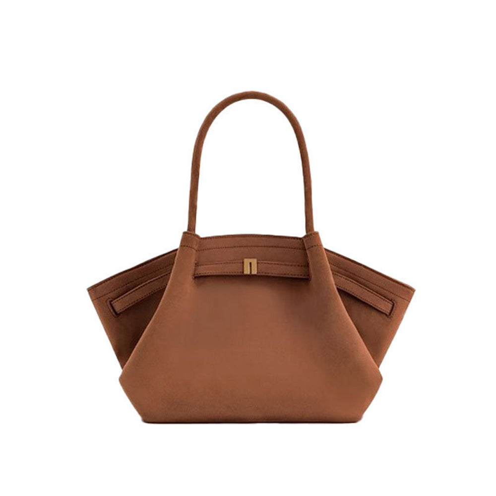 #387 Women's new suede commuter bag shoulder slung underarm bag