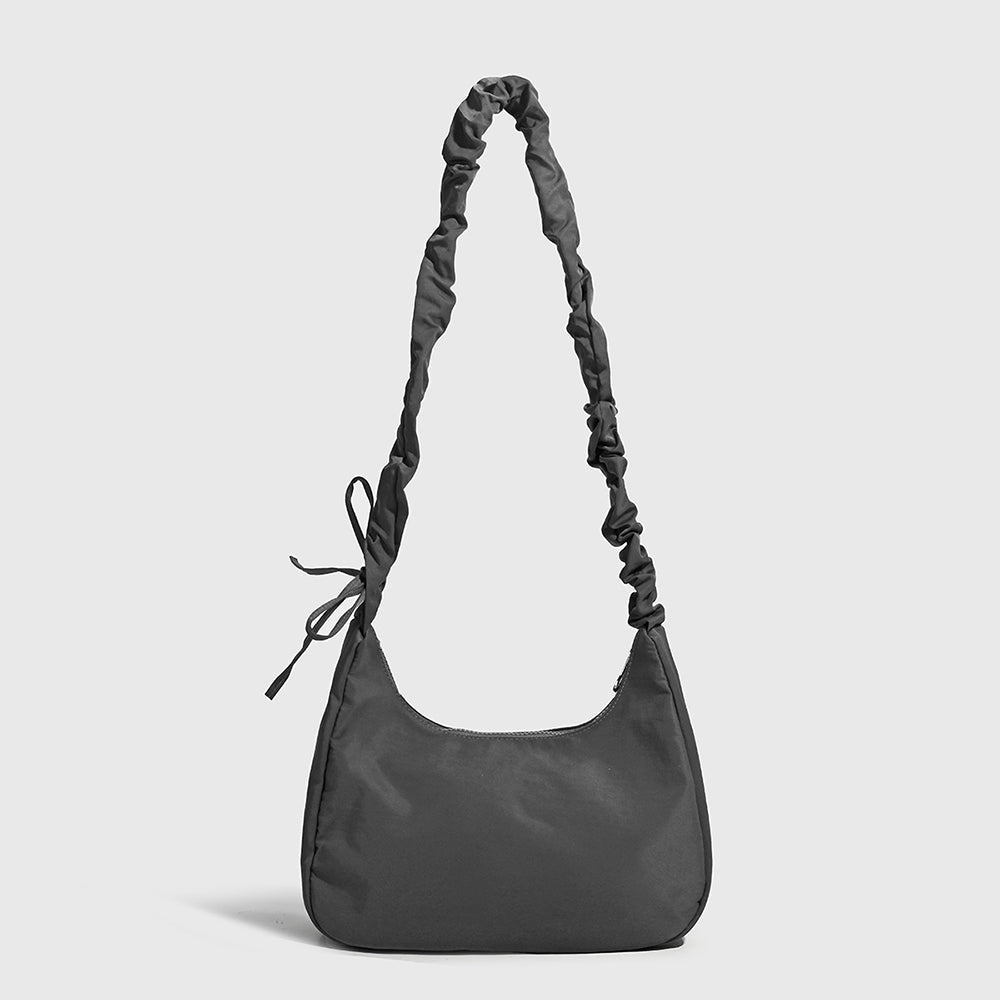 #129 Women's new casual pleated shoulder strap design shoulder bag crossbody bag