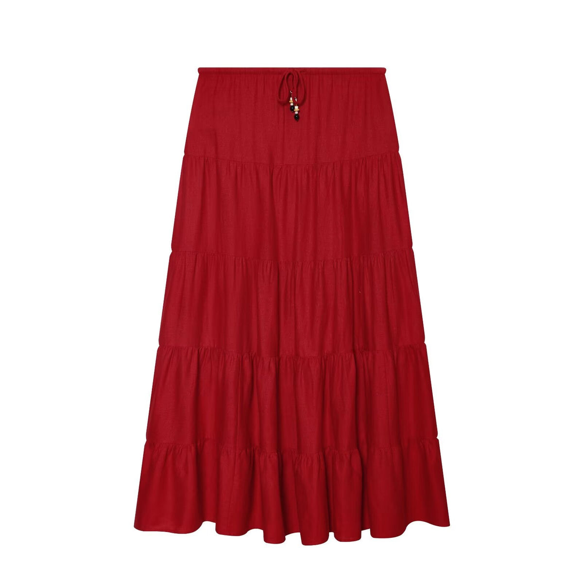 suit Women's 2 pieces linen blend pleated halter neck top+Skirts