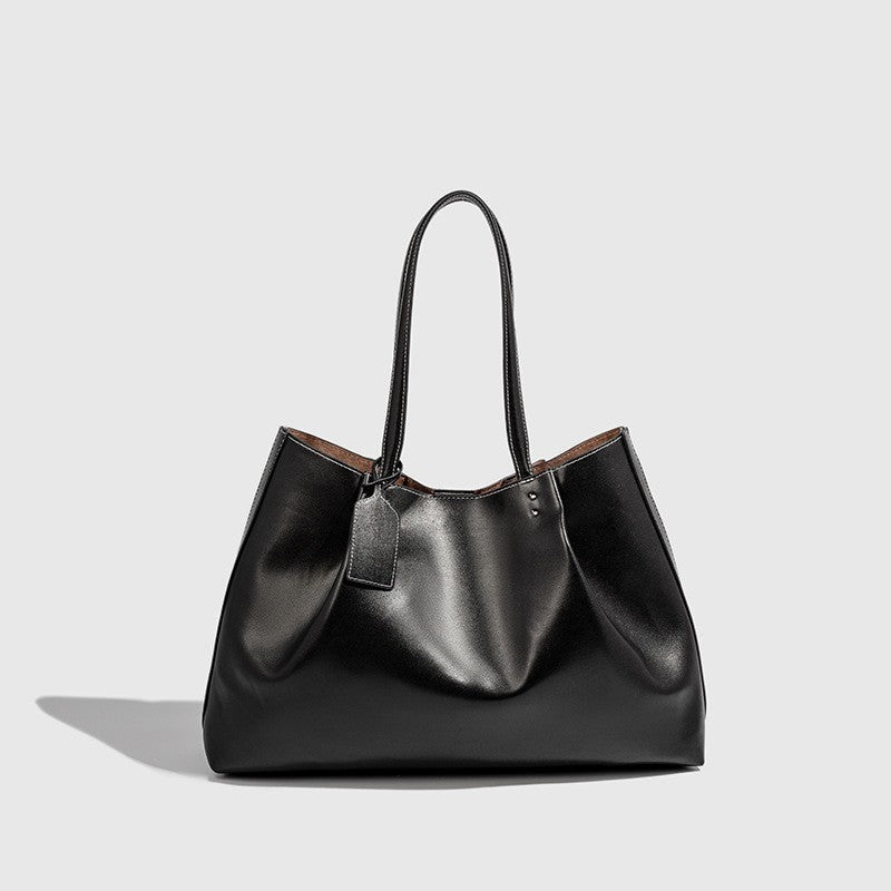 #377 Women's new retro handbag commuter large-capacity shoulder bag