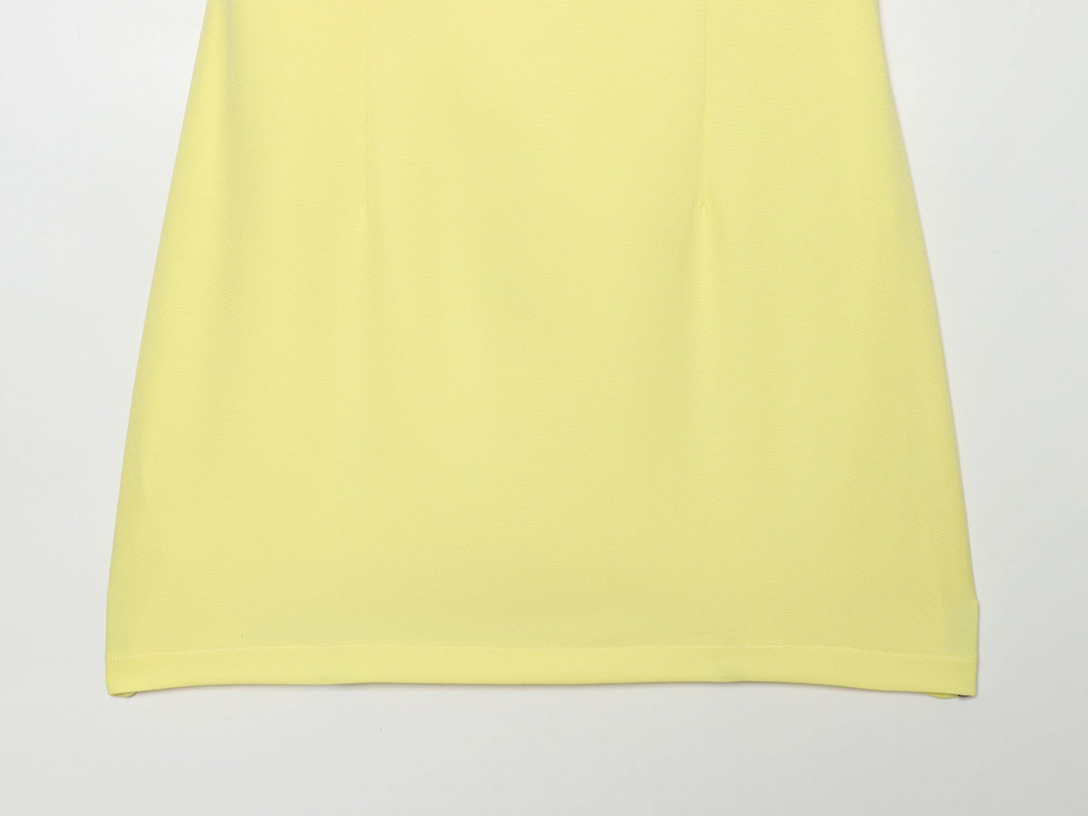 Women's bow decoration slim mini dress