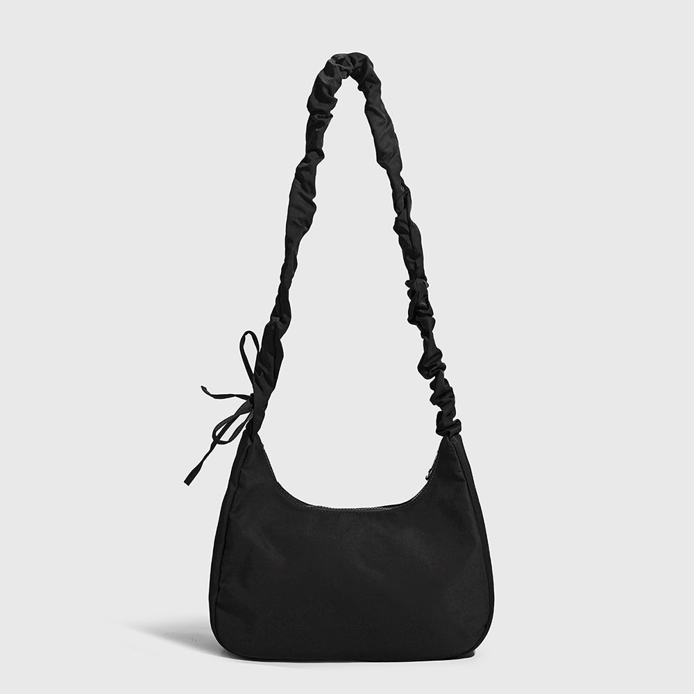 #129 Women's new casual pleated shoulder strap design shoulder bag crossbody bag