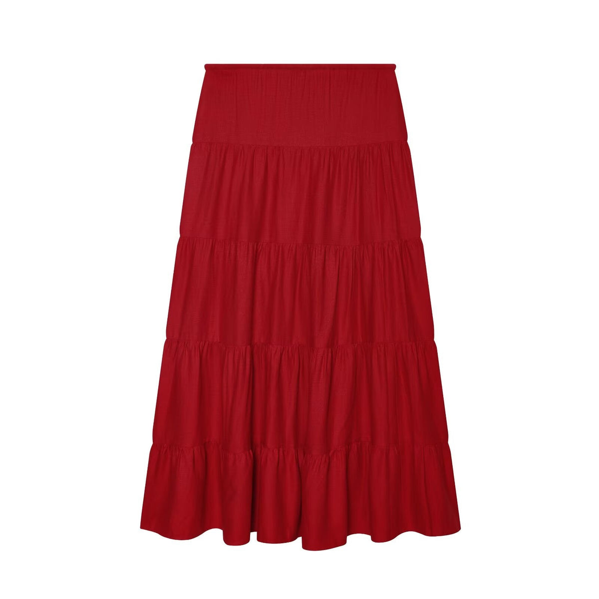 suit Women's 2 pieces linen blend pleated halter neck top+Skirts