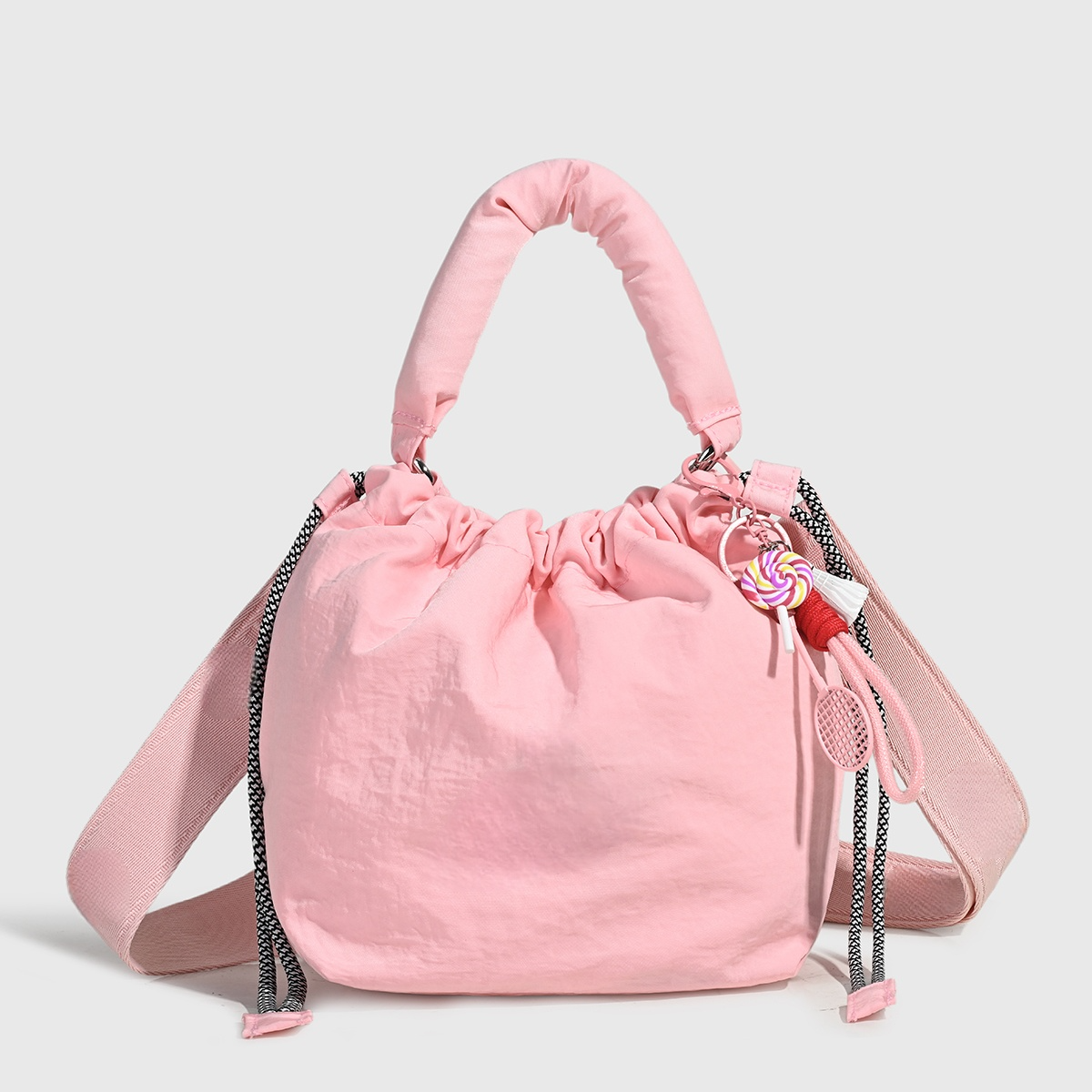 #888 Women's new casual Joker drawstring slung portable mini bag