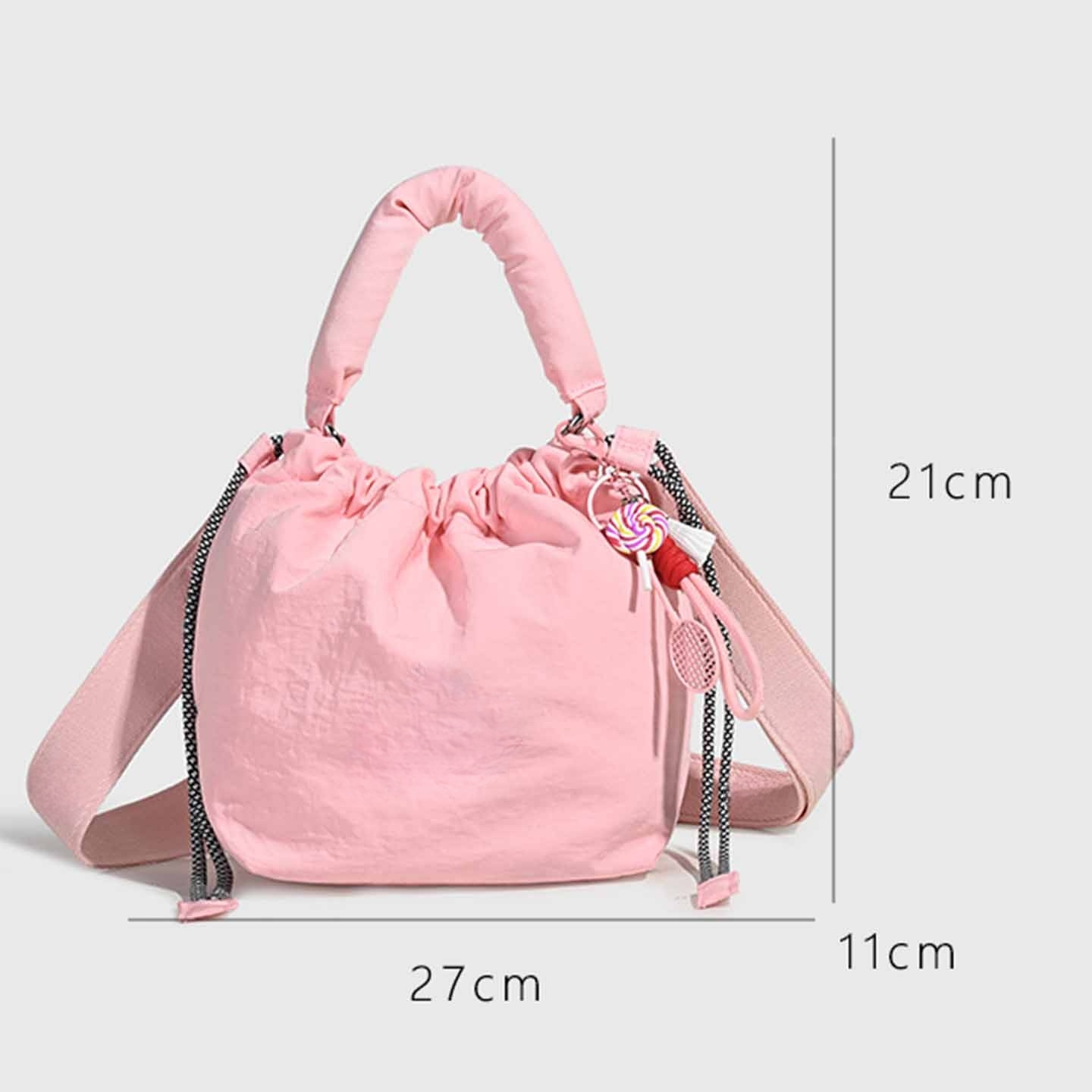 #888 Women's new casual Joker drawstring slung portable mini bag